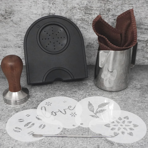 Ezebesta wooden-handle tamper with comfortable grip and quality feel