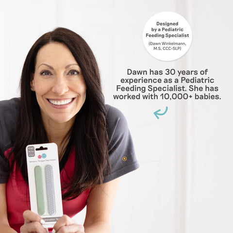 ezpz Tiny Pops silicone sleeve releasing popsicles smoothly