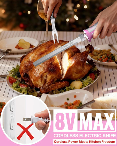 EZUVITA dual blades for meat and bread slicing