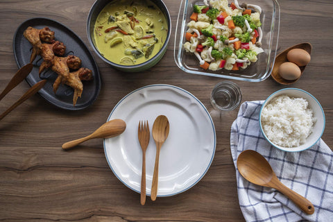 FAAY handcrafted teak spoon by local artisans reflecting sustainable craft