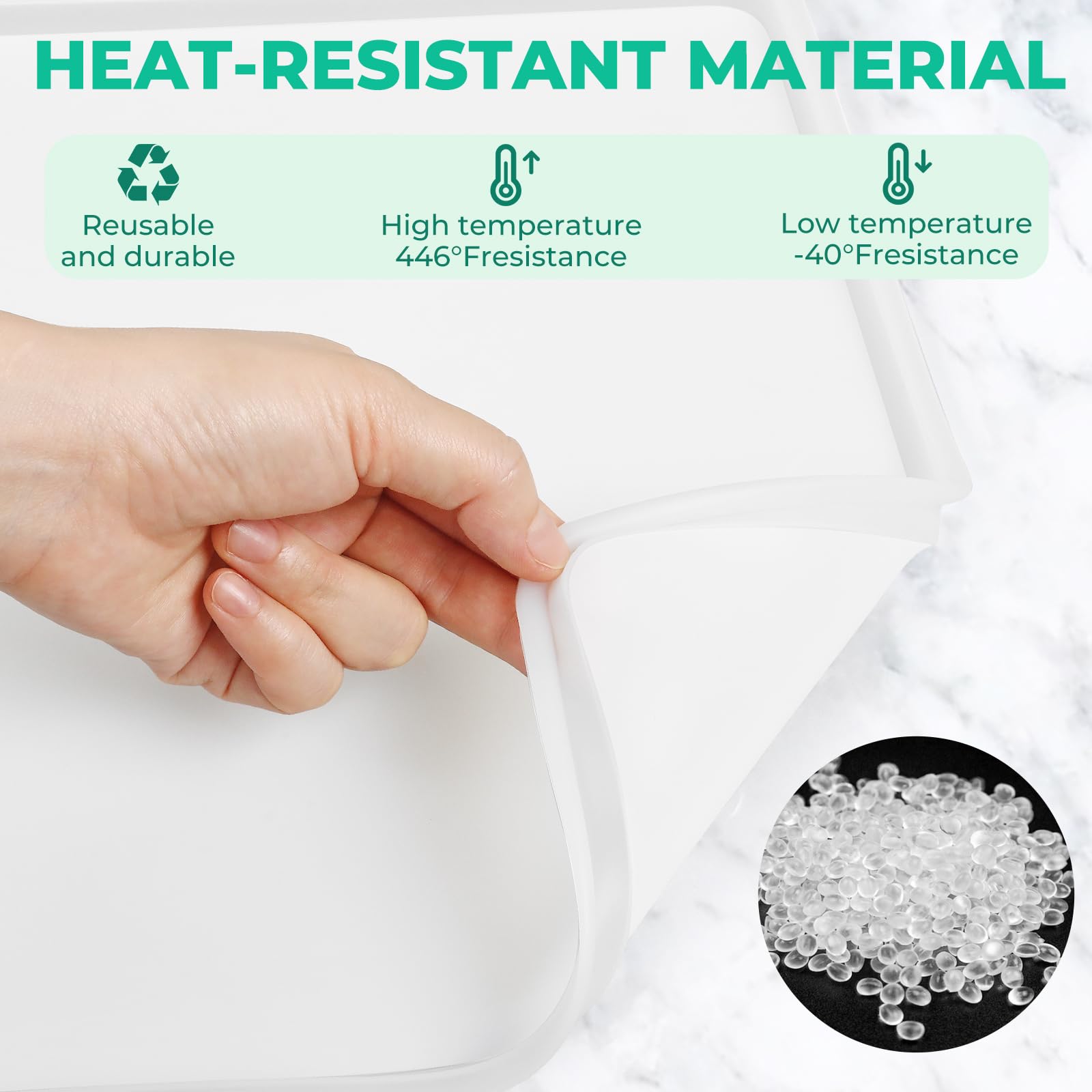 FAAYUCK easy-clean silicone sheets fit many dehydrator models.