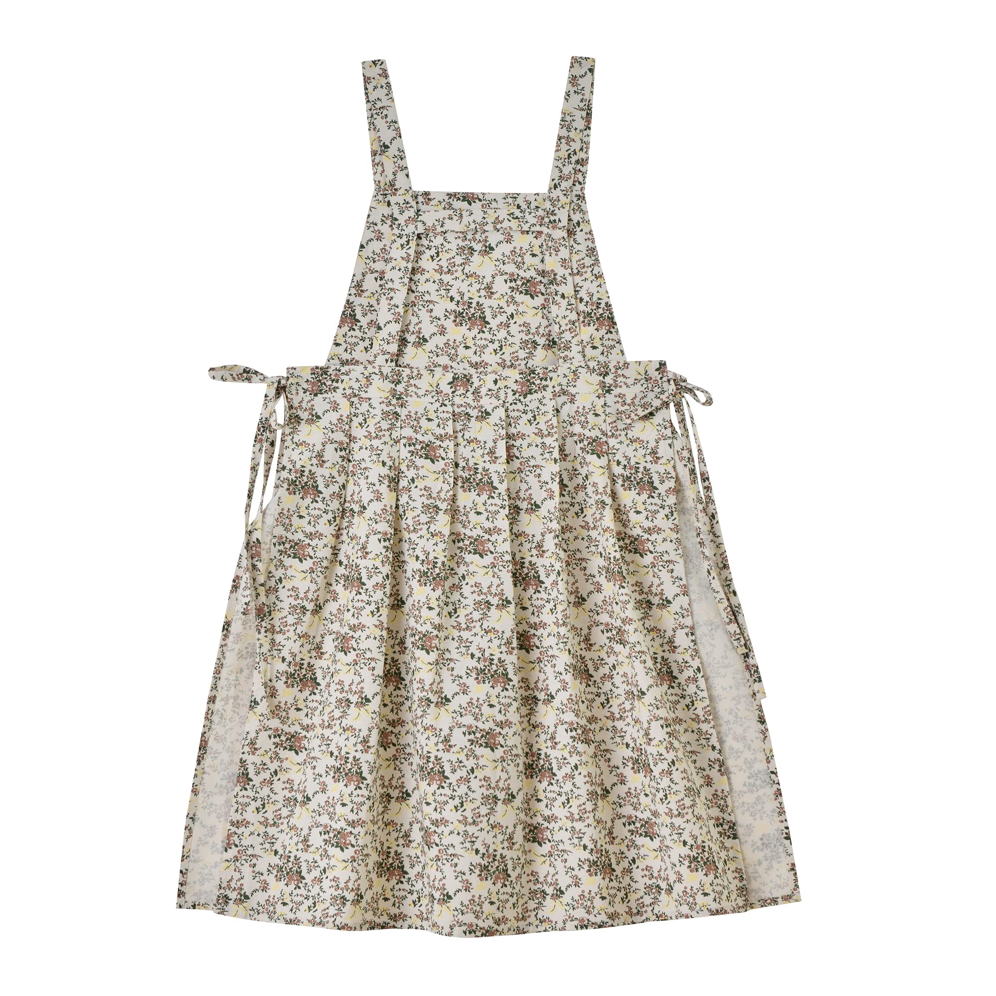 FADUOFA Japanese cotton cross-back apron with pockets for handy tool storage.