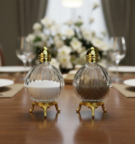 Fairturk globe salt shaker — dome top for easy one-handed seasoning.