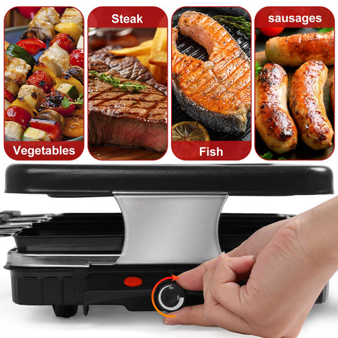 Gift-ready Fajiabao raclette grill with warranty information
