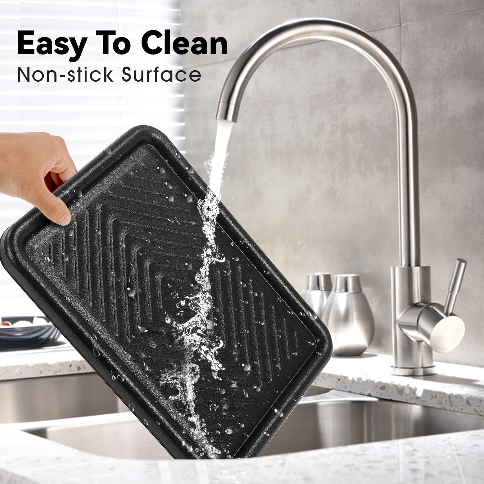 Fajiabao grill with heat-resistant handles for safe handling