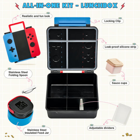 FAJSL bento box dividers removable for customized portions.