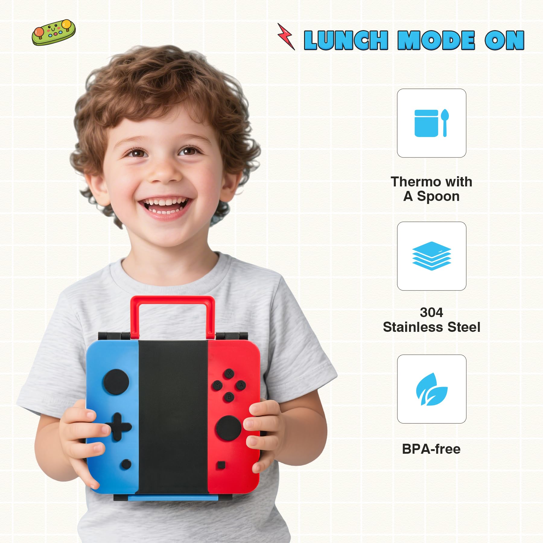 FAJSL Leak-proof Bento Box supports neat packing for school days and trips