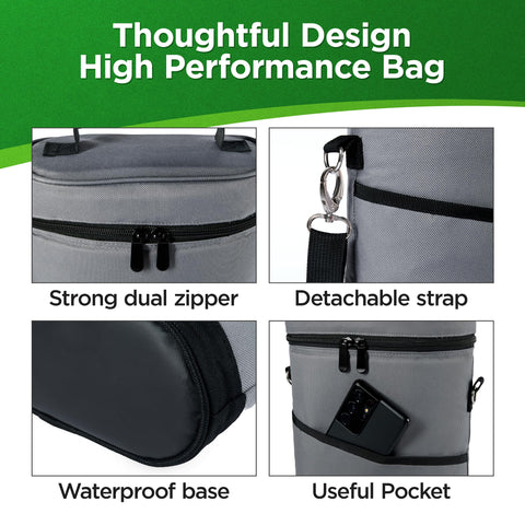 Falcona Wild padded divider protects two bottles from rattling during travel