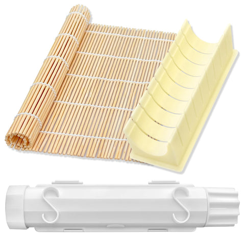 FALESHOS Sushi Kit Bamboo Rolling Mat enabling even beginner-friendly rolls