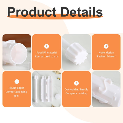 FALESHOS Sushi Kit Cutter Mold delivering precise cuts for neat presentation