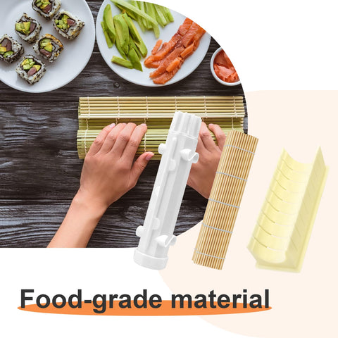 FALESHOS Sushi Kit easy cleanup with rinse-ready surfaces