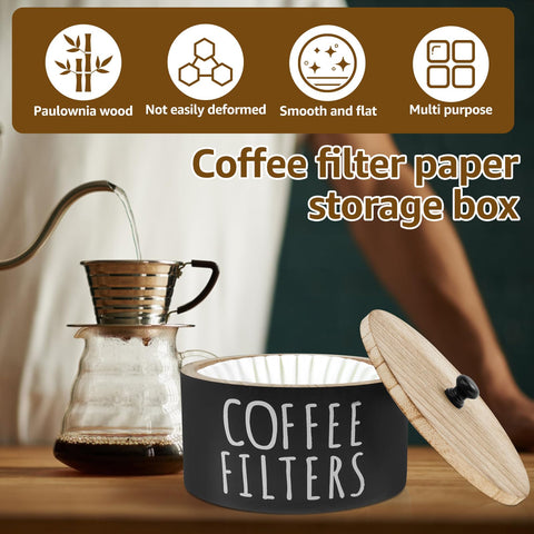 FALESOUL rustic coffee bar organizer adds farmhouse charm to counters.