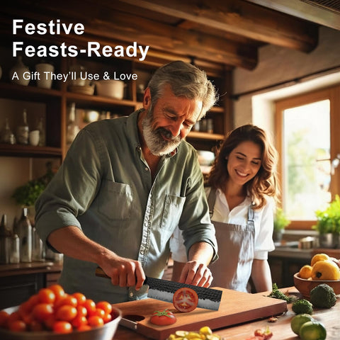 FAMCÜTE blade rated HRC62 suggesting enduring precision and durability