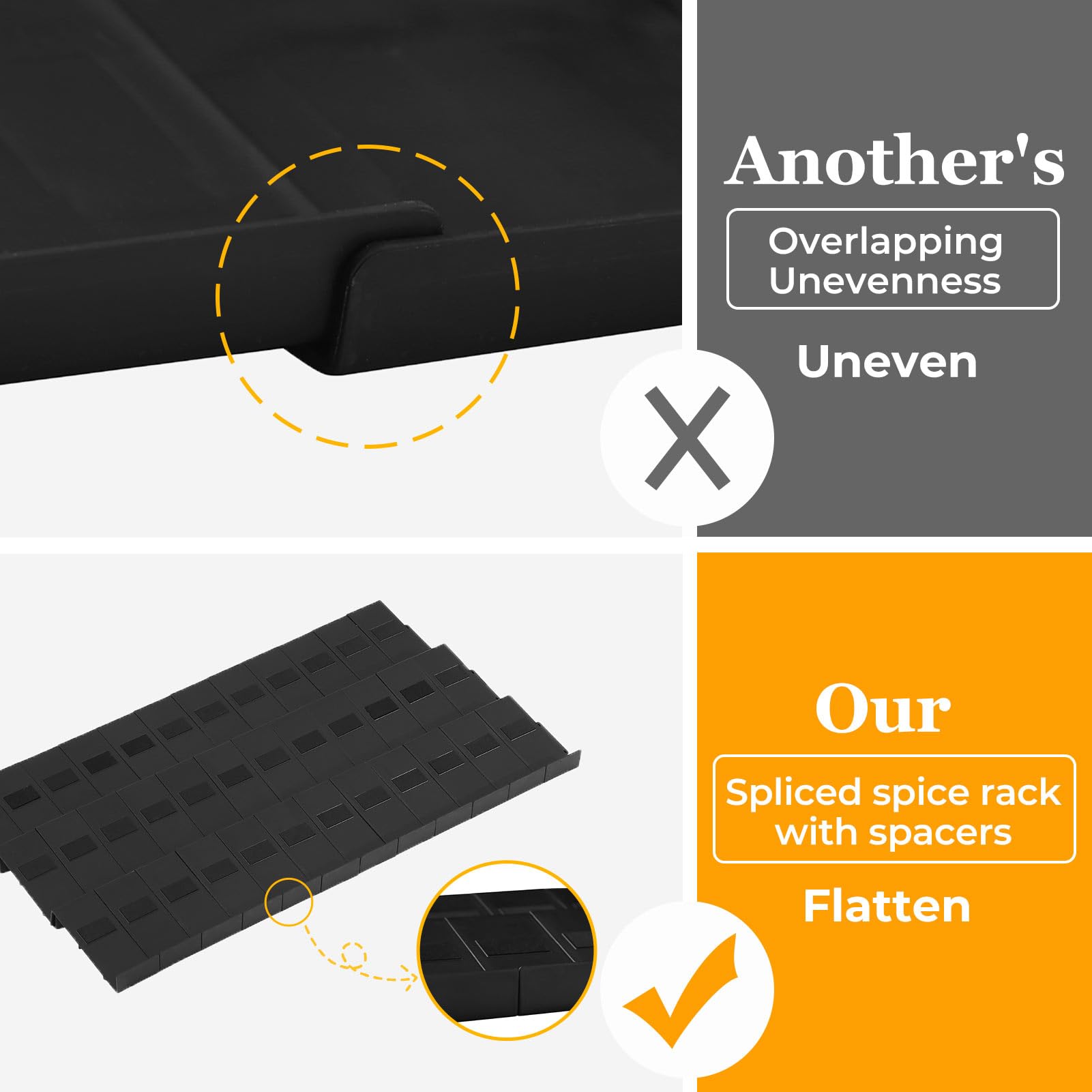 Famhap keeps clutter under control and maximizes drawer space.