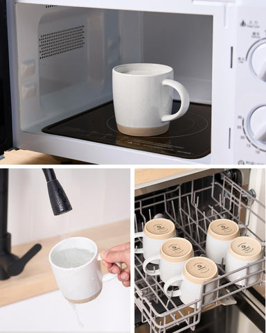 Mug with steaming beverage, highlighting cozy tea or cocoa moments.