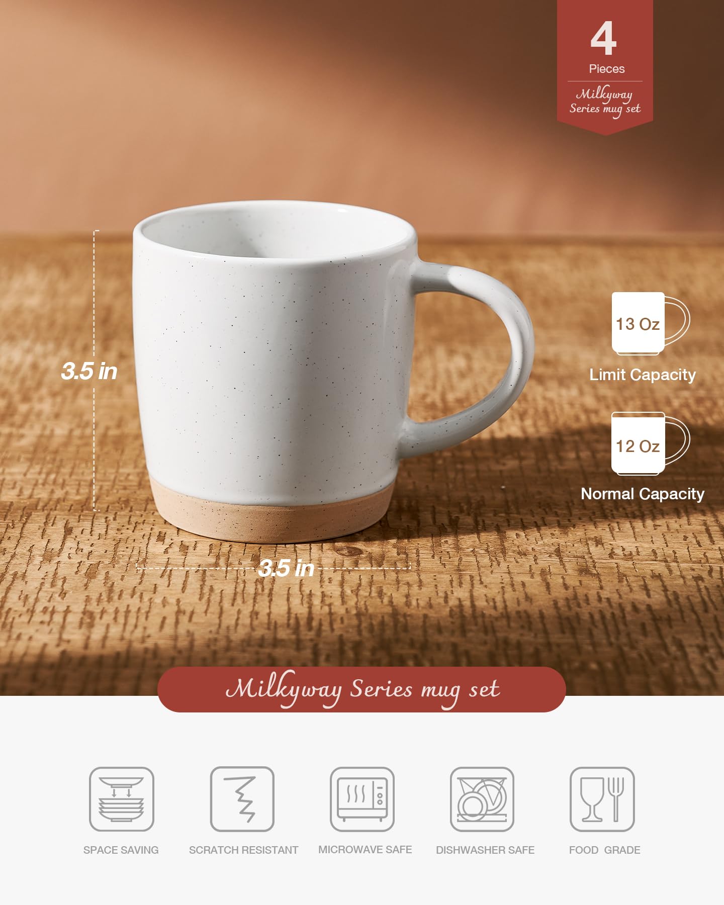 Close-up of Famiware stoneware texture and lead-free glaze for durability.