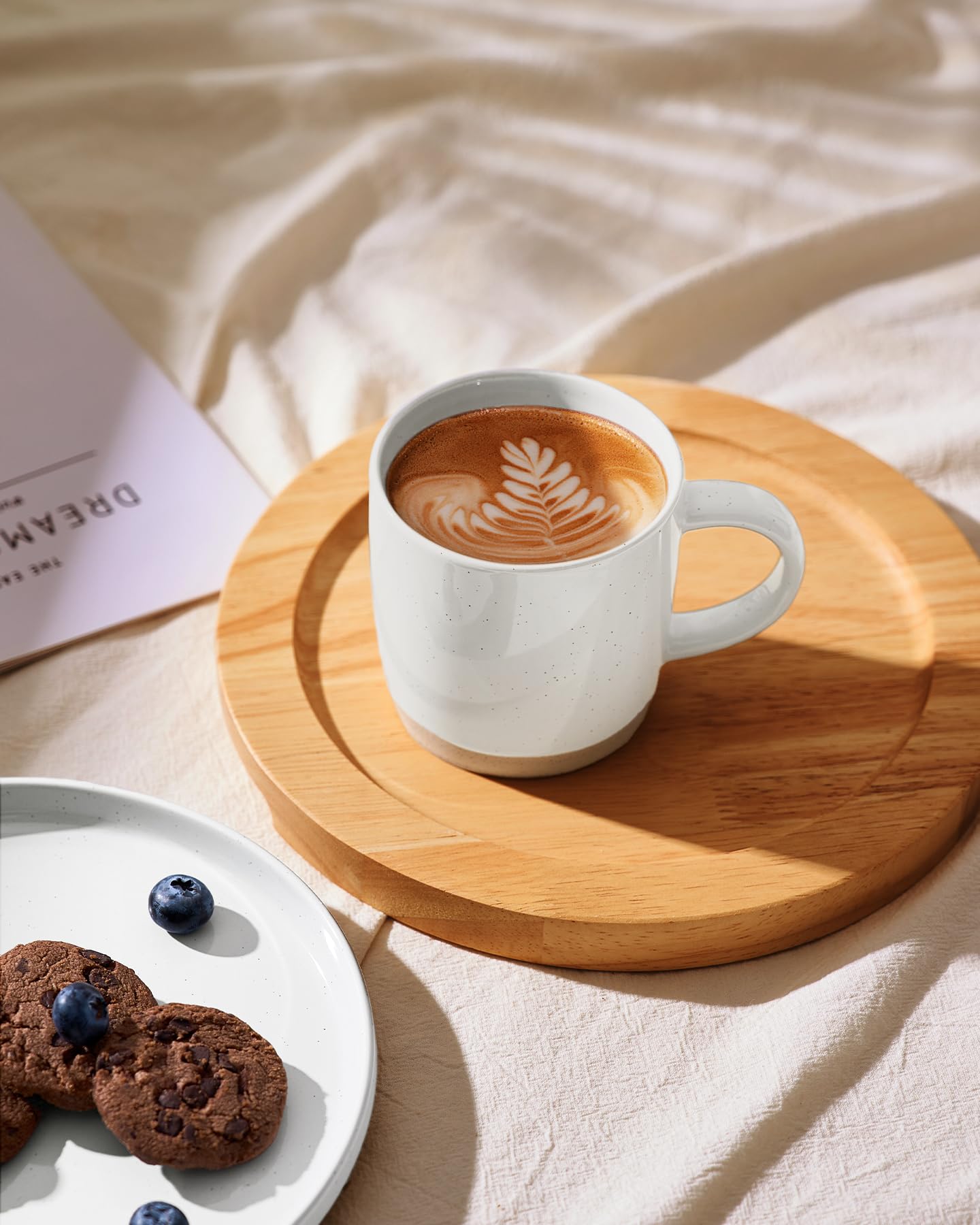 Famiware dishwasher and microwave safe mug ready for easy cleanup.