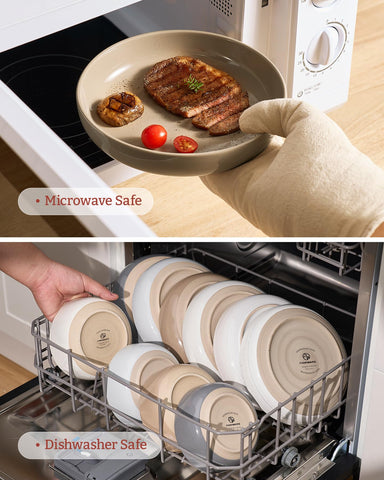 Famiware Milkyway bowls ready for microwave and dishwasher use.