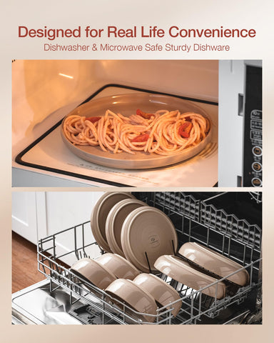 Famiware Milkyway cinnamon brown speckle adds warmth to table decor