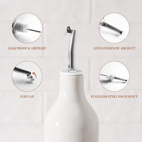 Famiware Milkyway engobe bottom detail adds elegant stability.