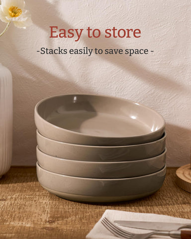 Famiware Milkyway speckled design bowls add modern dining charm.