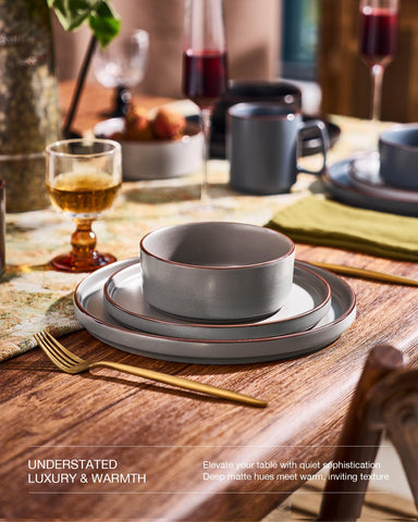 Famiware Nebula Ridge cereal bowl ready for serving breakfast or soup