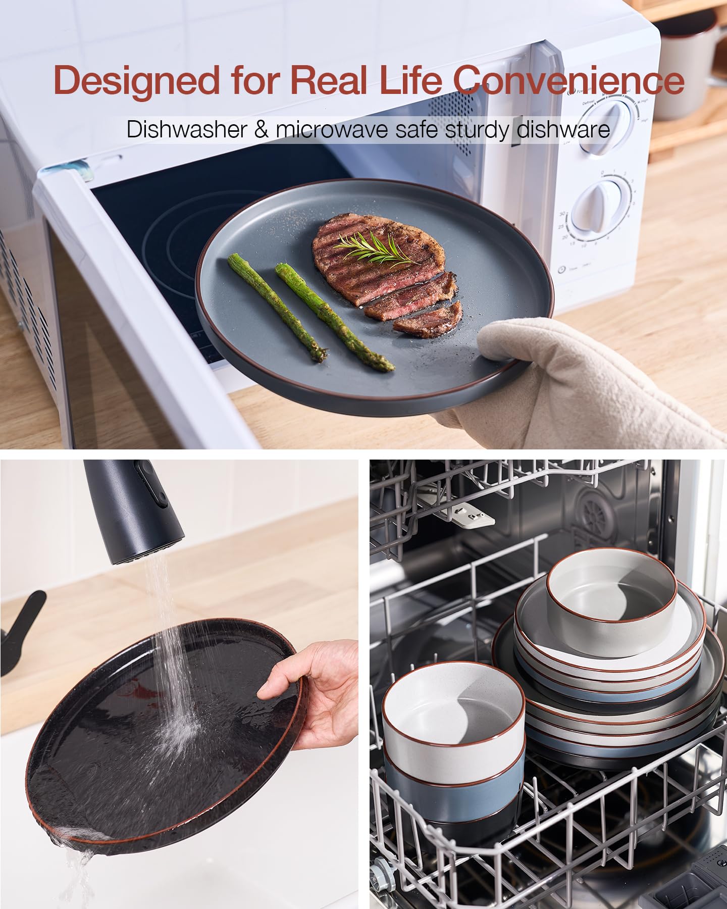 Dishwasher-safe Famiware Nebula Ridge for easy cleanup