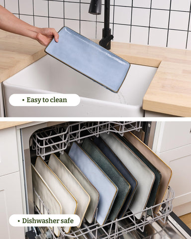 Famiware Ocean Series dishwasher-safe platter enables quick cleanup after gatherings