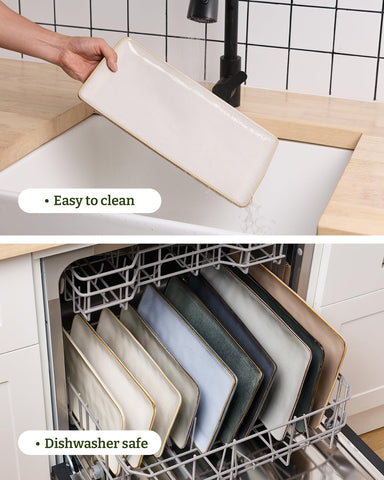 Famiware Ocean Series serving tray styled for holiday table centerpiece