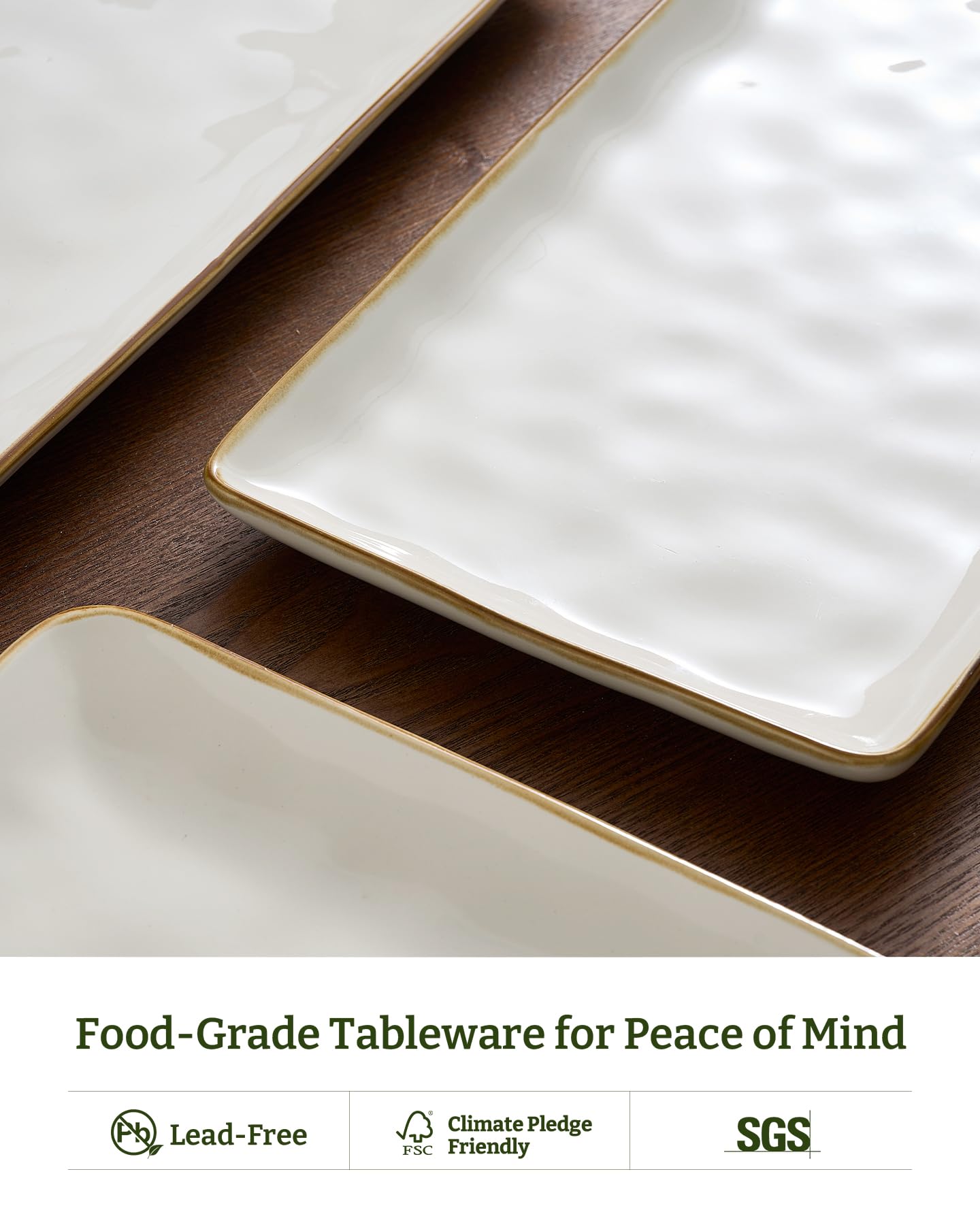 Famiware Ocean Series stoneware finish highlights durability for daily use.