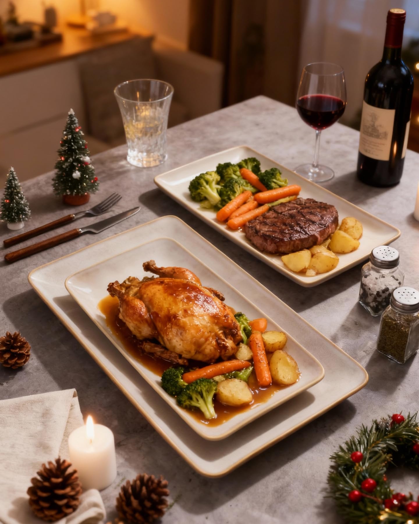 Famiware Ocean Series glaze closeup showing unique double reactive glaze