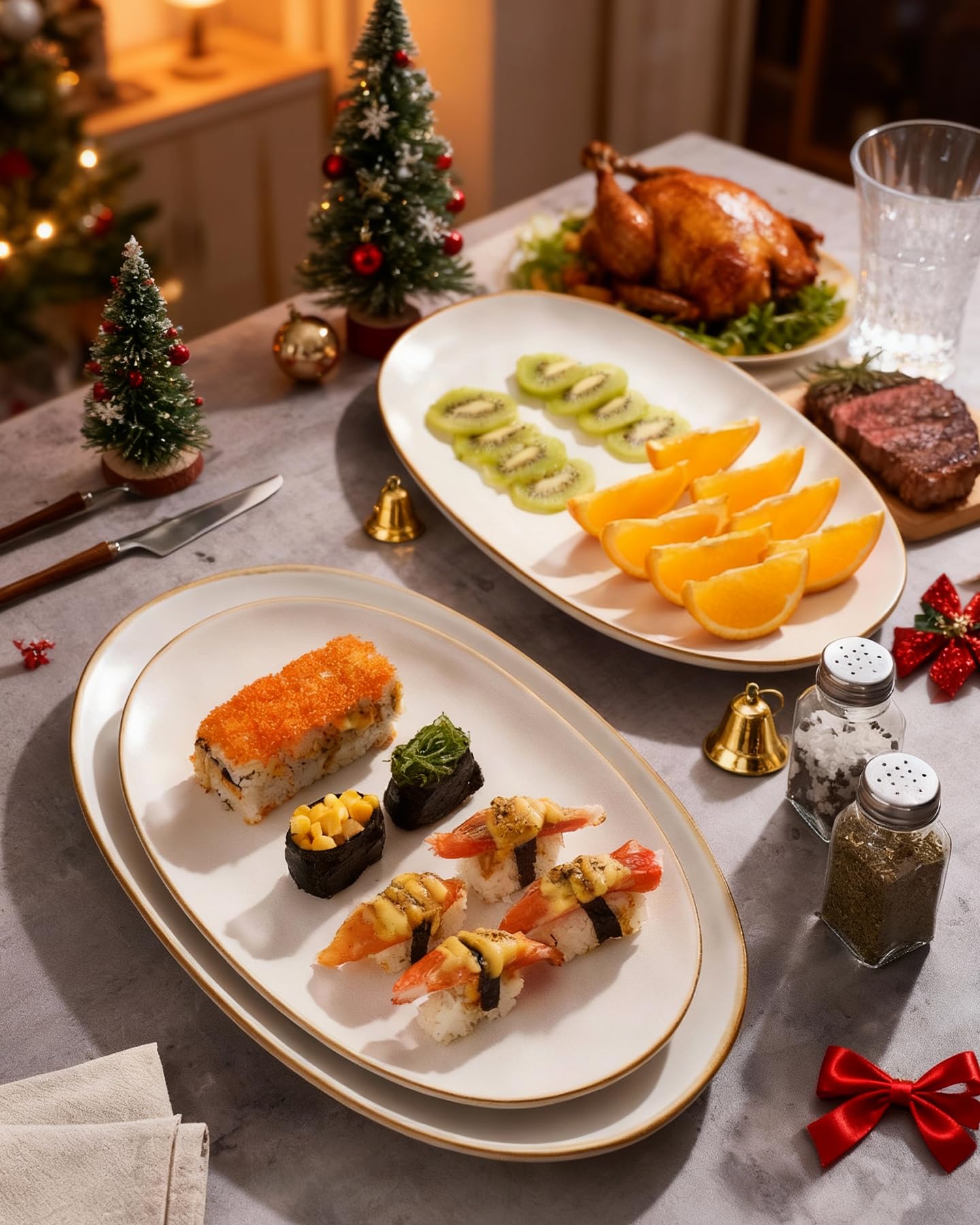 Famiware Ocean Series wave detail highlights the hand-pressed ripple design.