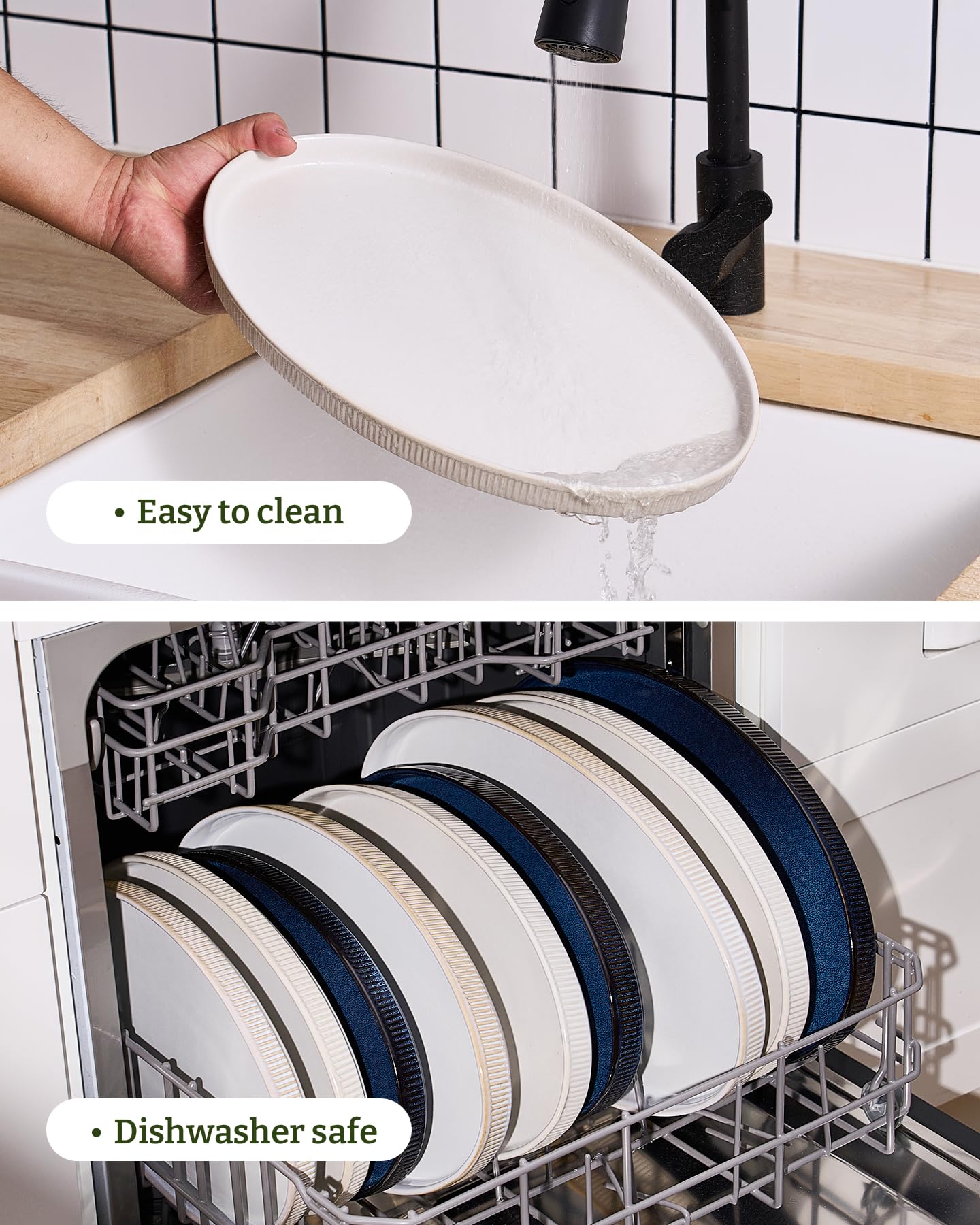 famiware buffet-ready oval platters displayed for entertaining