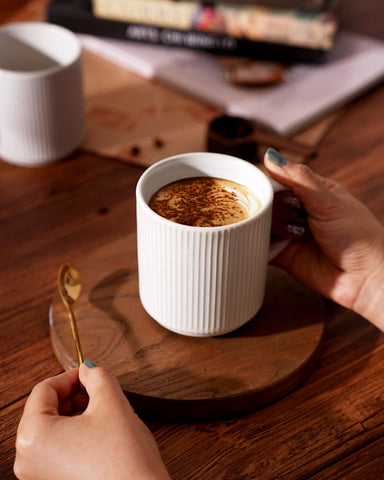 Famiware Star ceramic stoneware mugs offer durable, chip-resistant performance