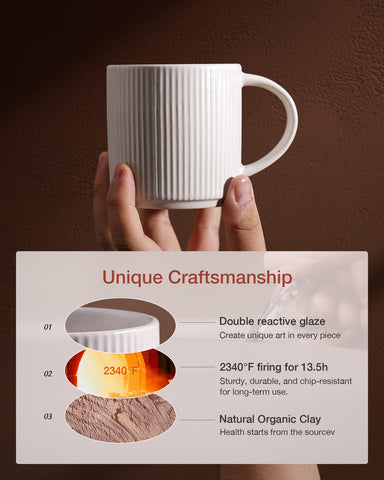 Famiware Star 12 oz mugs are dishwasher safe for easy cleanup