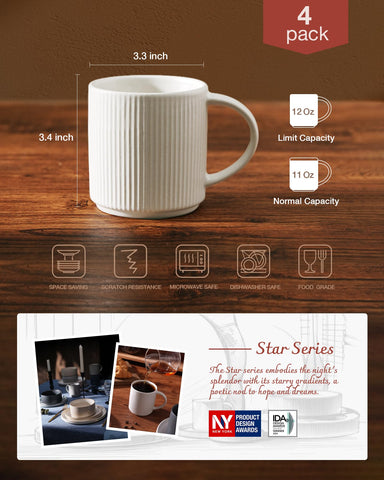 Famiware Star mugs are microwave safe for quick reheats