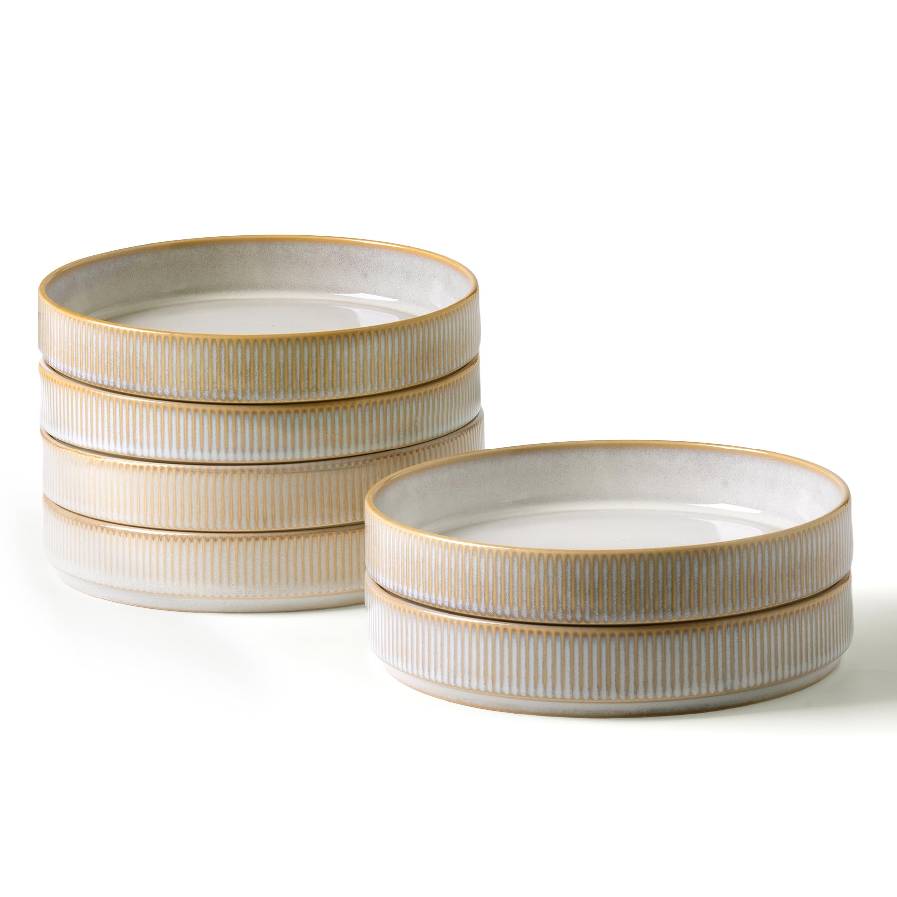 Famiware Star 7.5-inch bowls set on table, highlighting versatile meal presentation