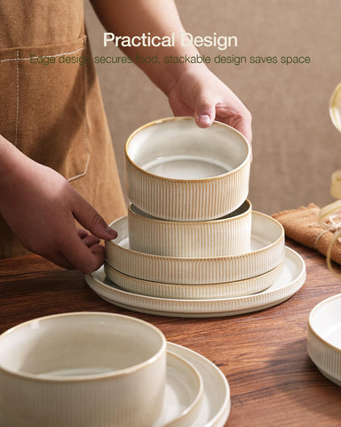 Famiware Star chip-resistant stoneware withstands daily family use.