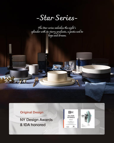 Famiware Star gift-ready bowls suited for housewarmings and celebrations.