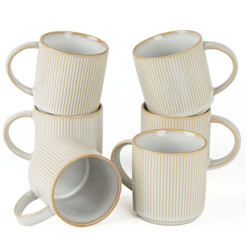 Famiware star mug set with a bright glaze for daily coffee rituals.