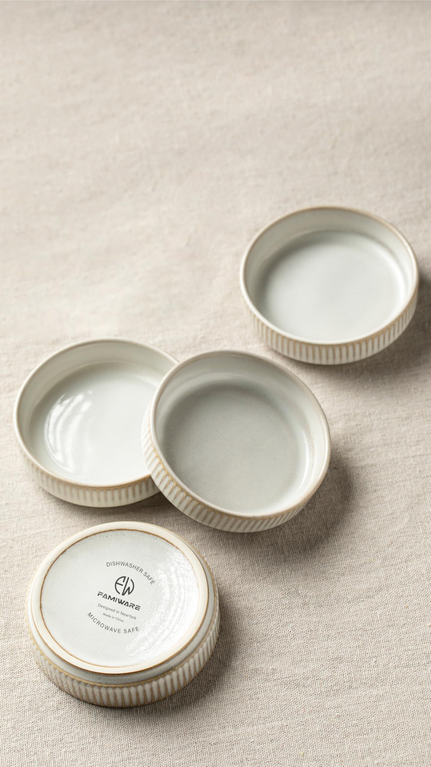 Famiware Star serving bowls used for condiments and desserts