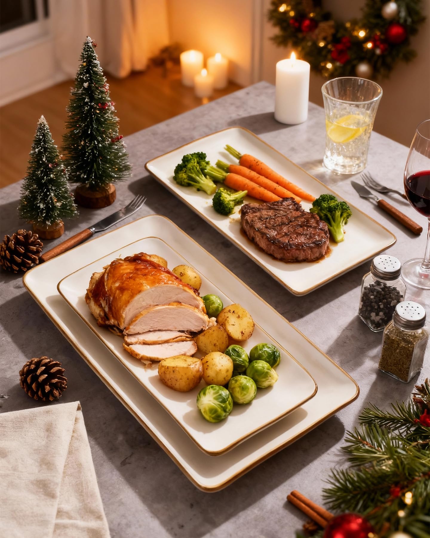 Famiware three-size set displayed together for versatile everyday entertaining.