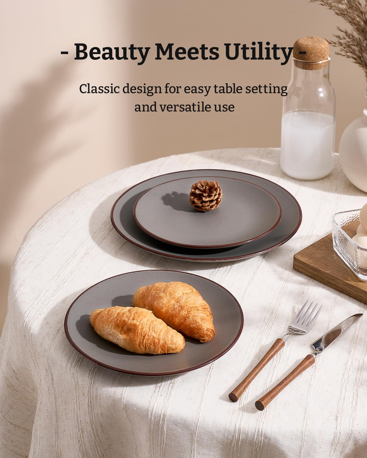 Famiware Venus 20 oz cereal bowl with warm glaze, perfect for breakfast and snacks.