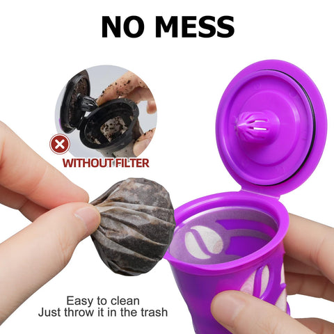 Fanativita K Cup filters disposable white use your own coffee and save money.