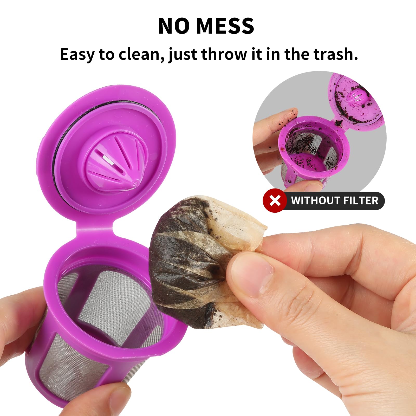 Fanativita filters help remove excess oils for a cleaner, balanced cup.