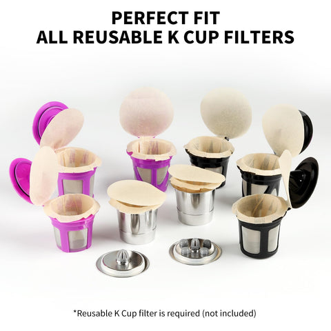 Fanativita filter fit shows compatibility with most K-Cup reusable pods