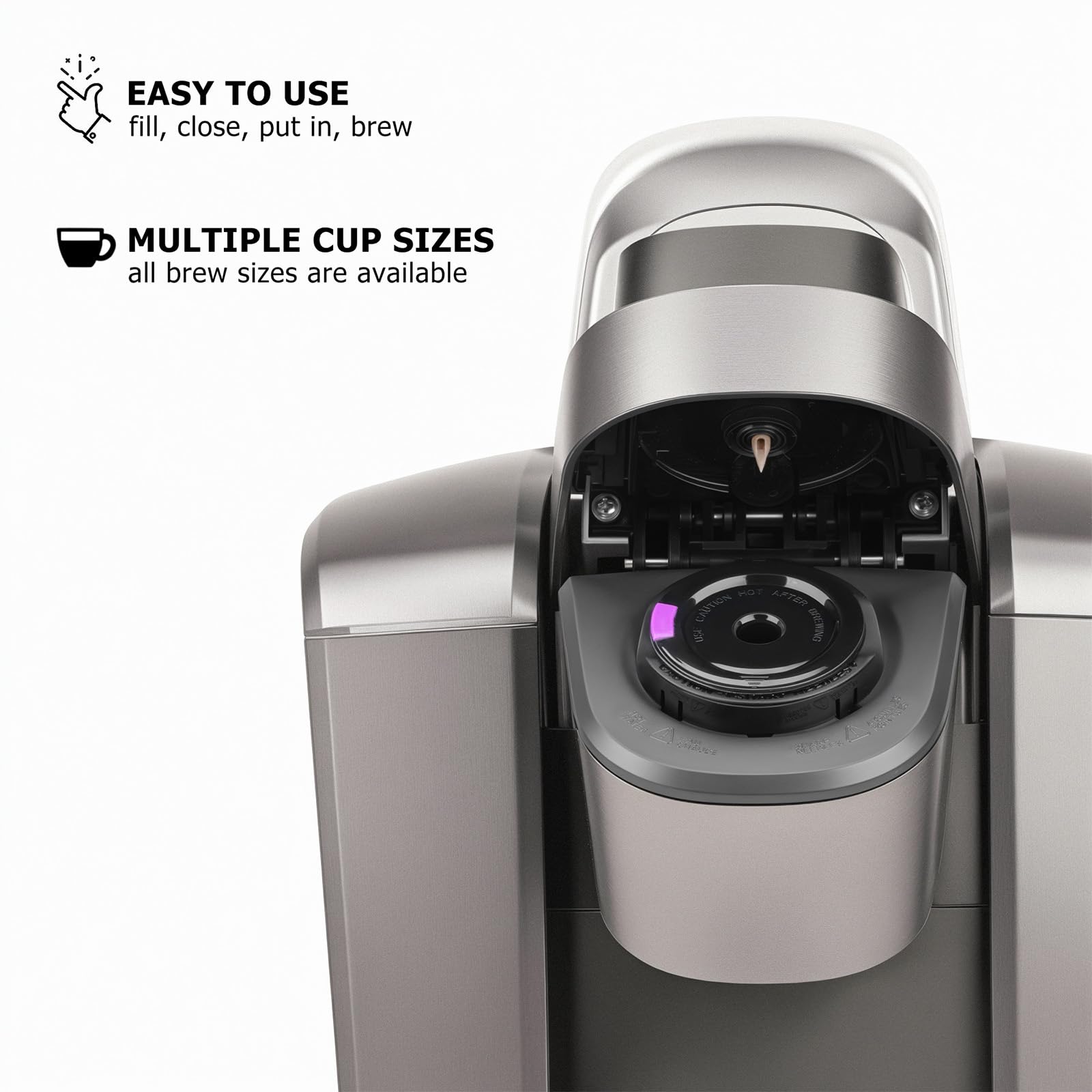 Fanativita Keurig 2.0/1.0 compatibility for versatile home brewing.
