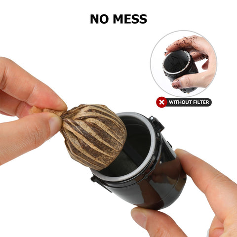 Fanativita smooth-filter capture visual emphasizes cleaner cup aroma