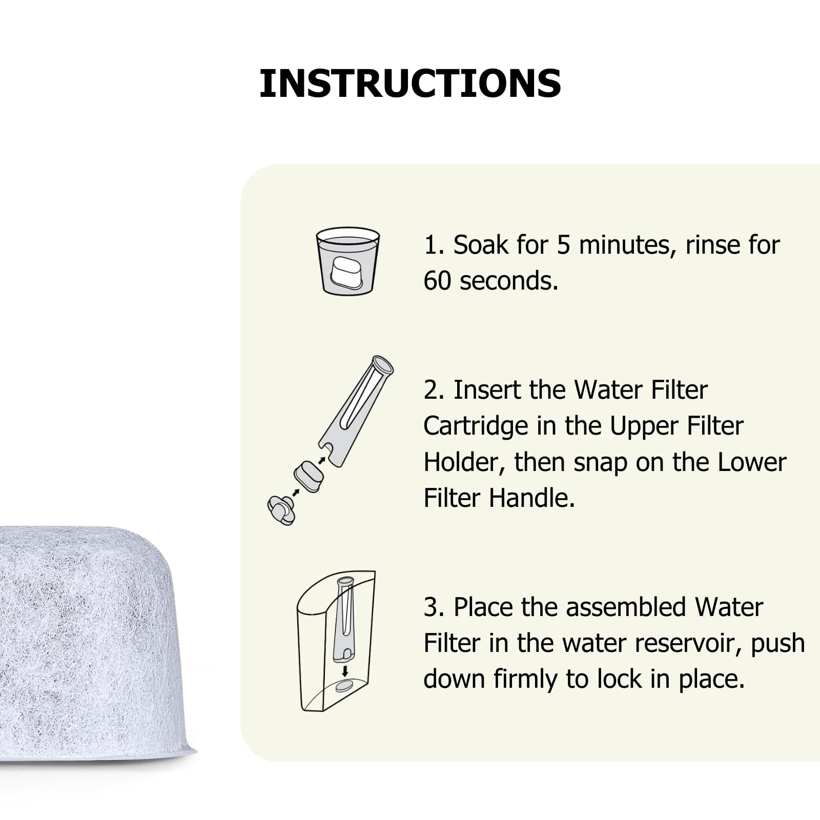 Fanativita universal Keurig compatibility label supports multiple models.