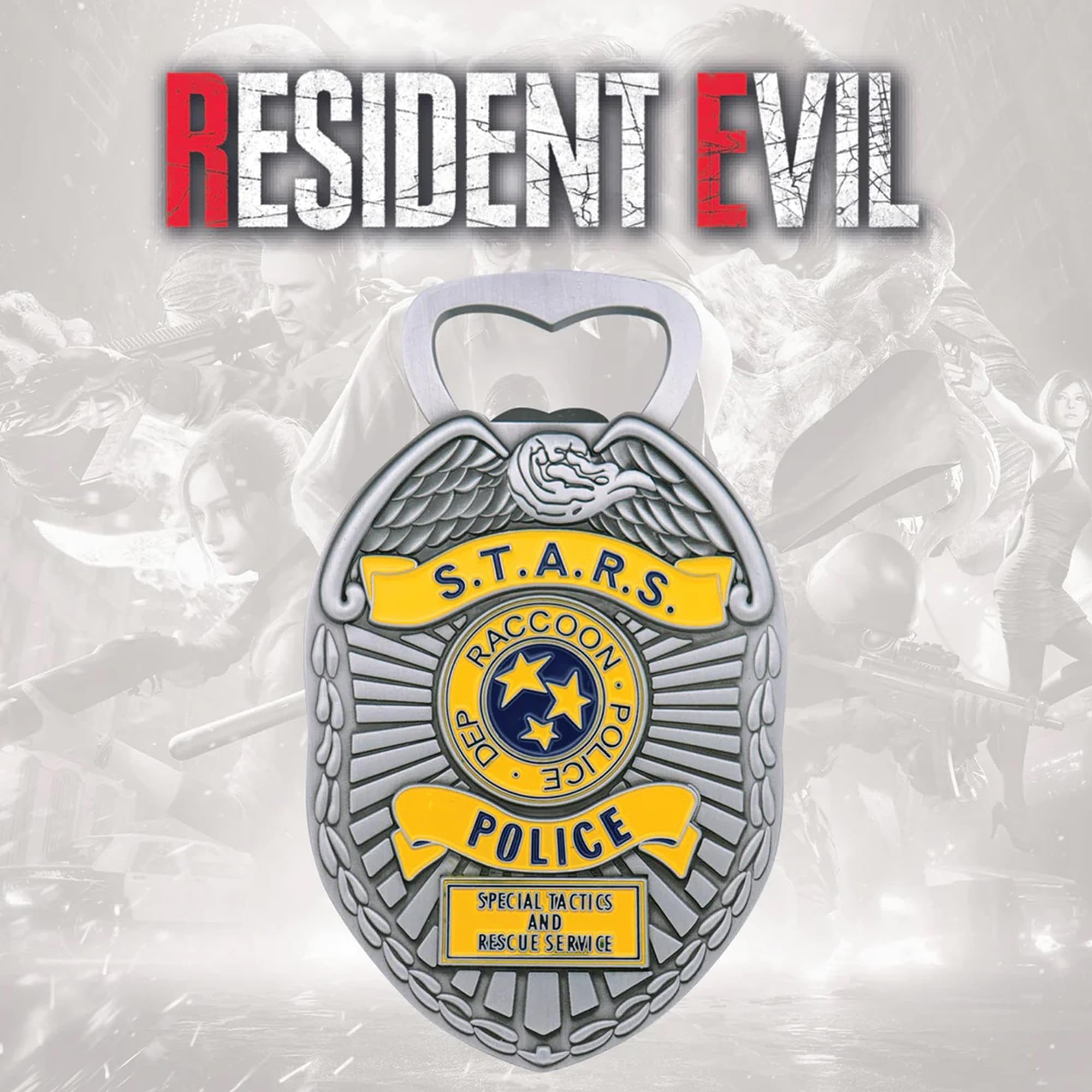 Fanattik Resident Evil badge display case for collectors and fans